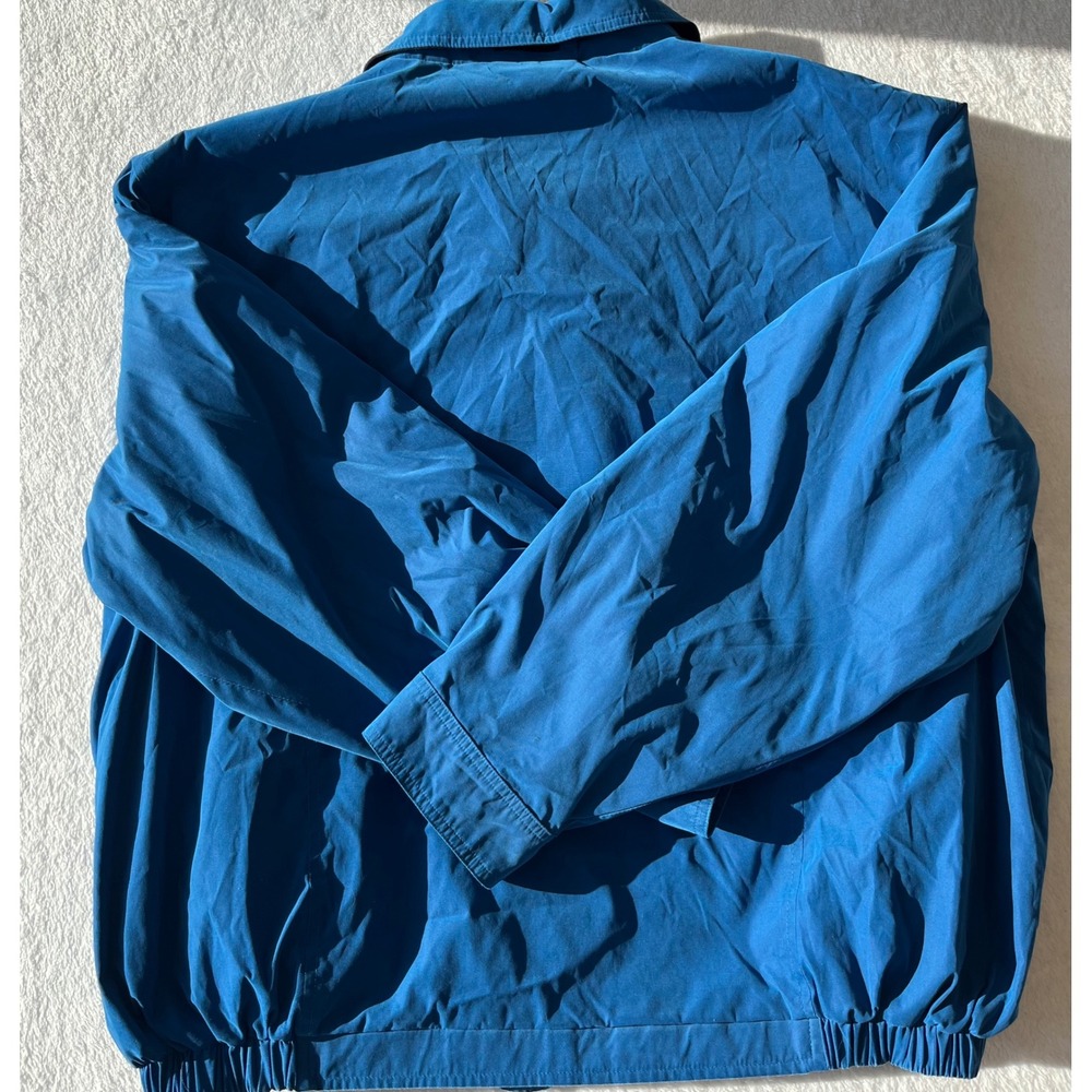 Claiborne Microfiber Jacket Blue Full Zip Men's XXL Lightweight Casual Outerwear - Picture 7 of 9